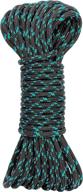 🧗 essential gm climbing 8mm (5/16in) accessory cord rope: durable double braid, ce/uiaa certified logo