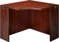 🍒 lorell cherry corner desk - 36x42x29.5 inches logo