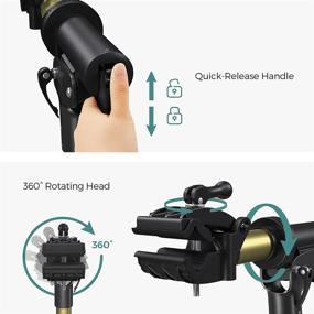 img 2 attached to Portable Aluminum Bike Maintenance Stand Rack - SONGMICS