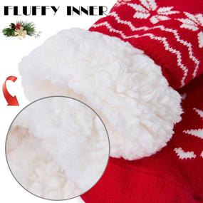 img 1 attached to 🎅 Funnycokid Non Slip Slipper Stockings: Christmas Shoes for Boys - Stay Safe and Stylish!