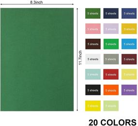 img 3 attached to 🎨 Vibrant Construction Paper Cardstock Assorted Colors - Pack of 100 Sheets!