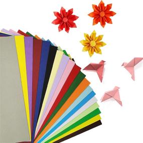 img 2 attached to 🎨 Vibrant Construction Paper Cardstock Assorted Colors - Pack of 100 Sheets!