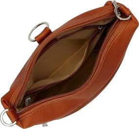 img 2 attached to Piel Leather Convertible Multi Pocket Chocolate