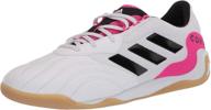 adidas sense 3 indoor white black men's shoes logo