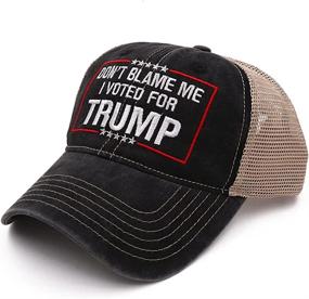 img 1 attached to 🧢 Trump 2024 Hat: Show Your Support with MAGA Adjustable Baseball Cap