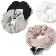 🎀 stash scrunchies with hidden zipper pocket for hair ties – ponytail holders logo