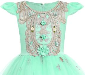 img 1 attached to 👗 Bridesmaid Wedding Pageant Princess Communion Girls' Clothing: Exquisite and Elegant Apparel for Special Occasions