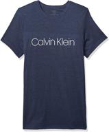 😌 comfortable and stylish: calvin klein lounge t shirt heather - perfect for relaxed days logo