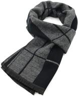 winter cashmere tassel cotton scarves: the perfect men's accessory for warmth and style logo