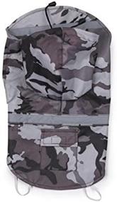 img 3 attached to 🐶 Premium Guardian Gear Polyester 12-Inch Pet Rain Jacket - Small, Sleek Black Camo Design