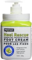 👣 profoot heel rescue: ultimate 16 oz superior moisturizing foot cream logo