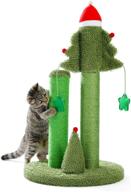 🎄 petepela christmas tree cat scratching post | natural sisal ropes, scratcher for cats & kittens logo