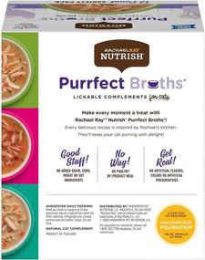 img 1 attached to 🐱 Rachael Ray Nutrish Purrfect Broths Wet Cat Food Complement, 1.4 oz (Pack of 24), Grain-Free - Buy Now!