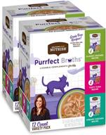 🐱 rachael ray nutrish purrfect broths wet cat food complement, 1.4 oz (pack of 24), grain-free - buy now! logo