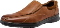 👞 jousen lightweight leather loafers for men - casual slip-on shoes логотип