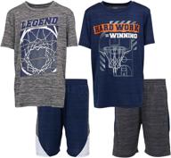 👕 boys' clothing sets: athletic active performance graphic t-shirt logo