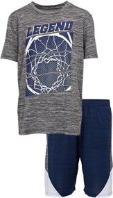 img 3 attached to 👕 Boys' Clothing Sets: Athletic Active Performance Graphic T-Shirt