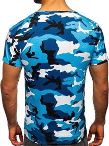 img 1 attached to 👕 Upgrade Your Style with Camouflage Sleeve Shirts: Military-Inspired Men's Clothing in T-Shirts & Tanks