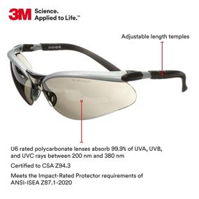 img 2 attached to 👓 3M BX Safety Glasses for Occupational Health & Safety Products