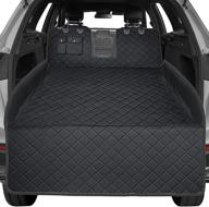 🐶 urpower dog trunk cargo liner: waterproof, nonslip & durable car seat cover for suvs | with mesh visual window, storage pockets | ideal for trucks & suvs логотип