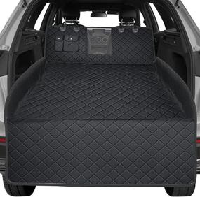 img 1 attached to 🐶 URPOWER Dog Trunk Cargo Liner: Waterproof, Nonslip & Durable Car Seat Cover for SUVs | With Mesh Visual Window, Storage Pockets | Ideal for Trucks & SUVs