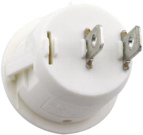 img 1 attached to AUGYUESS 5-Pack Round Rocker Power Switch 6A 250V AC 2 Pin 2 Position ON/Off Power Switch SPST White Button