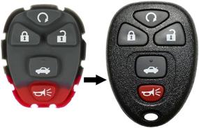 img 1 attached to 🔑 Enhance Your Remote's Functionality: qualitykeylessplus Two FCC ID KOBGT04A Trunk Rubber Pads for 5 Button Remotes