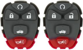 img 2 attached to 🔑 Enhance Your Remote's Functionality: qualitykeylessplus Two FCC ID KOBGT04A Trunk Rubber Pads for 5 Button Remotes