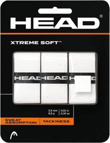 img 3 attached to 🎾 Enhance Your Game with HEAD Xtreme Soft Racquet Overgrip - Tennis Racket Grip Tape - 3-Pack, White