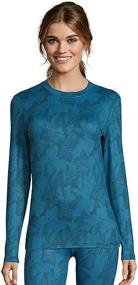 img 2 attached to Hanes Womens Stretch Thermal Crewneck Sports & Fitness