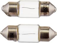 💡 hella de3175tb 12v standard miniature 3175 bulbs, 10w, 2 pack logo