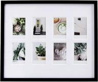 🖼️ amazon basics instax-compatible photo frame - 8-opening - 3.25"x2", black logo