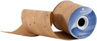 🌿 wood grain pattern poly satin waterproof print ribbon - ideal for floral & craft decoration, 4" width, 50 yard roll (150 ft spool) bulk, by royal imports logo