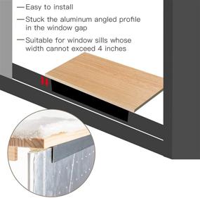 img 2 attached to 🐱 Sturdy Wooden Cat Window Perch - Secure Cat Window Perch Shelf with Cozy Plush Cushion - Kitty Sill Window Perch Cat Window Bed & Seat for Indoor Kitten - Holds up to 35lb (May Not Fit All Windows)