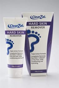 img 3 attached to 👣 ClearZal Foot Cream: Triple Action Formula for Hard Skin, Callus and Corn Removal | Aloe Vera-infused, Hydrating and Conditioning | 3.4 OZ Tube Bottle