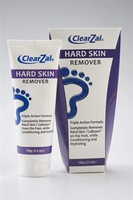 img 4 attached to 👣 ClearZal Foot Cream: Triple Action Formula for Hard Skin, Callus and Corn Removal | Aloe Vera-infused, Hydrating and Conditioning | 3.4 OZ Tube Bottle
