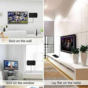 img 1 attached to 📺 [Latest] 2021 Indoor Digital TV Antenna, 90-150 Miles Range HD 4K Antenna, HDTV Antenna with Signal Booster/USB Power Supply