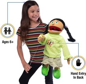 img 4 attached to 🎭 Hispanic Ventriloquist Puppet - Jasmine