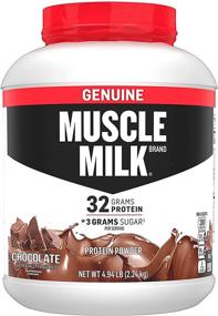 img 4 attached to Протеиновый порошок Muscle Milk вкус шоколада – 32 г протеина, 4,94 фунта – 32 порции