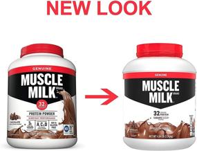 img 3 attached to Протеиновый порошок Muscle Milk вкус шоколада – 32 г протеина, 4,94 фунта – 32 порции