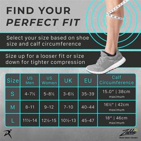 img 3 attached to Rymora Compression Socks for Improved Circulation - Perfect for Running, Work, and Pregnancy