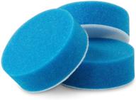 griot's garage 11249 blue 3-inch applicator pad (pack of 3) logo