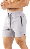 🏃 gym-ready: gerlobal men's 5" fitted running shorts with zipper pockets - stay active & stylish! logo
