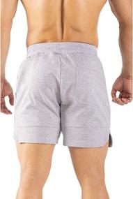 img 1 attached to 🏃 Gym-Ready: Gerlobal Men's 5" Fitted Running Shorts with Zipper Pockets - Stay Active & Stylish!