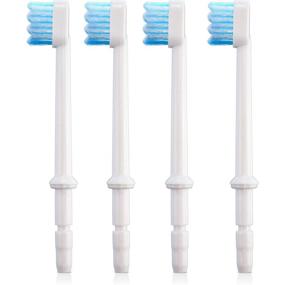 img 4 attached to 🪥 High-Quality Replacement Brush Heads - Perfect Fit for Waterpik Water Flossers and Oral Irrigators (Pack of 4)