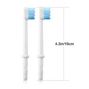 img 2 attached to 🪥 High-Quality Replacement Brush Heads - Perfect Fit for Waterpik Water Flossers and Oral Irrigators (Pack of 4)