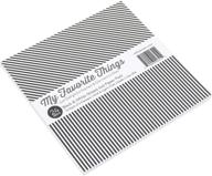 🖤 bold and beautiful: black white stripes paper pack logo