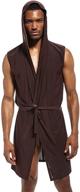 π sleeveless summer hooded bathrobe for men - mendove men's clothing and sleep & lounge logo