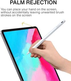 img 2 attached to 🖊️ Energsolo Stylus Pen: Palm Rejection, Tilt for iPad Air 4th Gen, iPad Mini 6, and More!