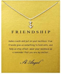 img 2 attached to SK Angel Necklace Friendship Starfish Girls' Jewelry for Necklaces & Pendants